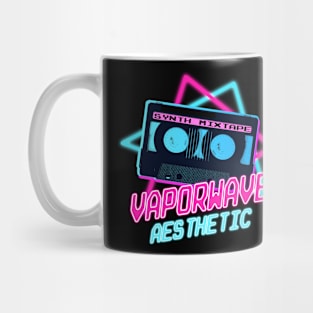 Vaporwave Aesthetic Style 80s Synthwave Retro Mug